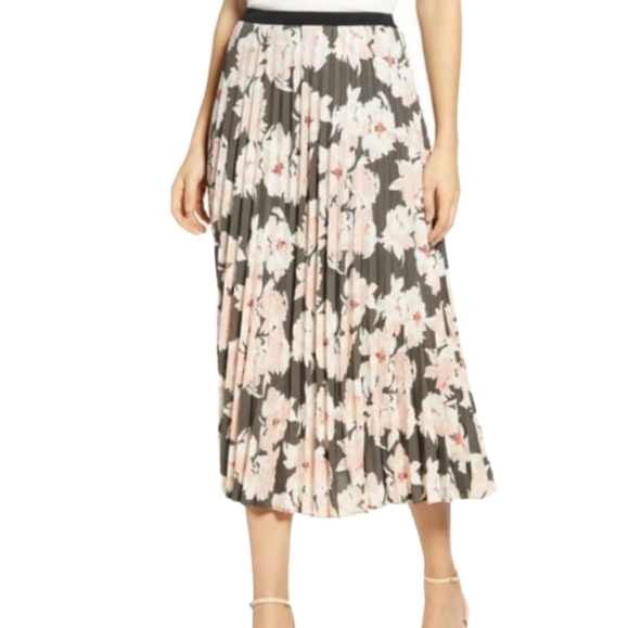 Halogen pleated midi skirt Clearance